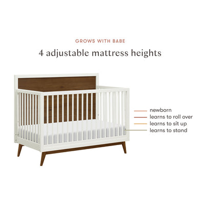 Palma 4-in-1 Convertible Crib + Toddler Bed Conversion Kit