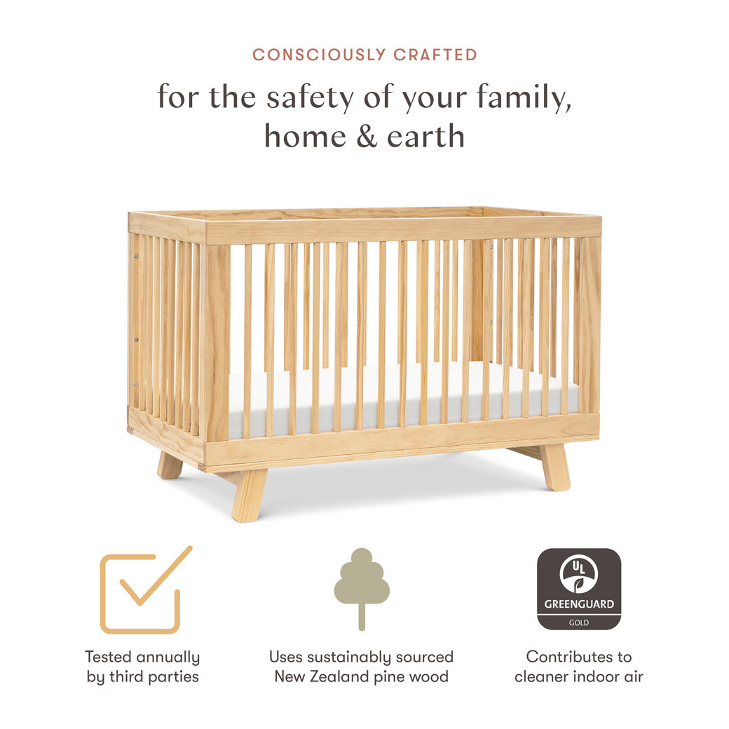 Certifications of Babyletto Hudson 3-in-1 Convertible Crib And Toddler Rail in -- Color_Natural