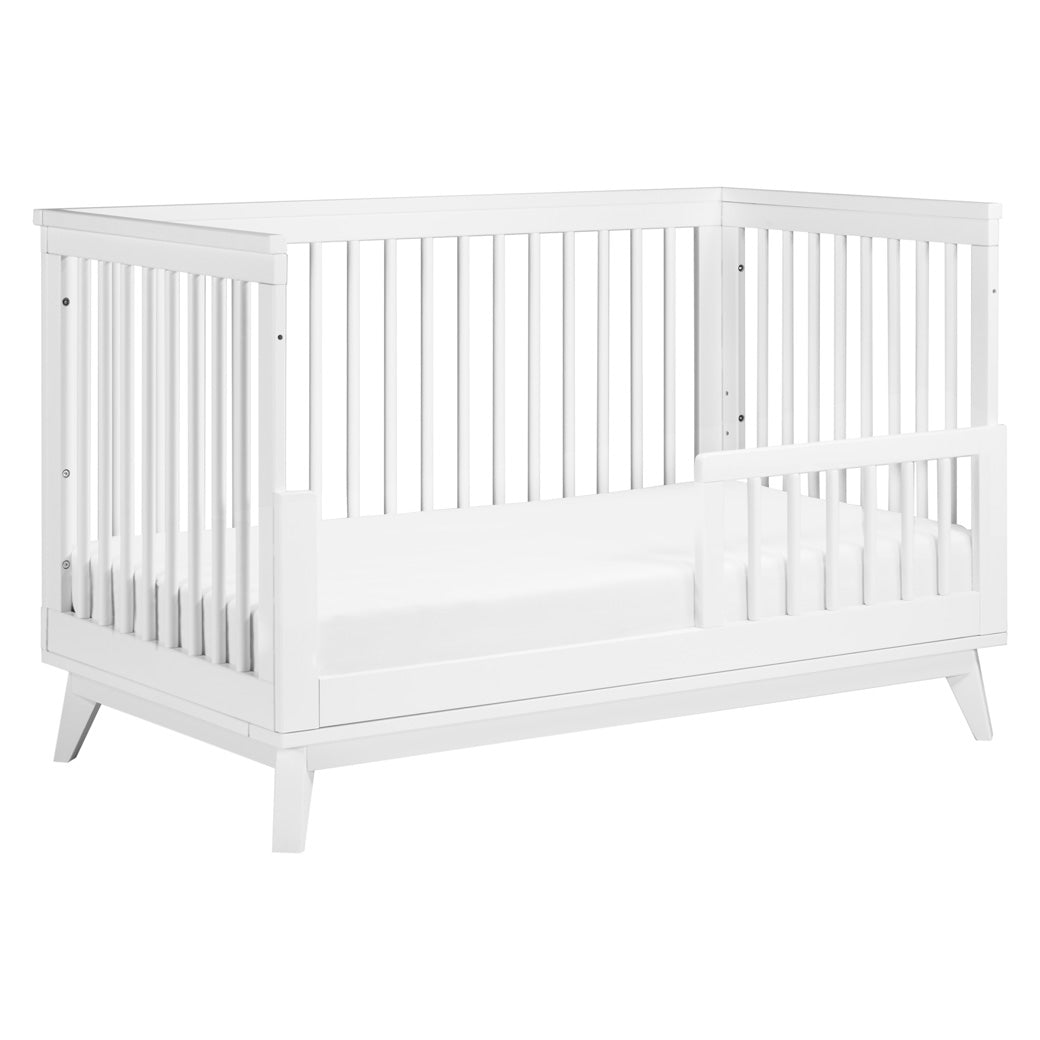 Babyletto's Scoot 3-in-1 Convertible Crib as toddler bed  in -- Color_White