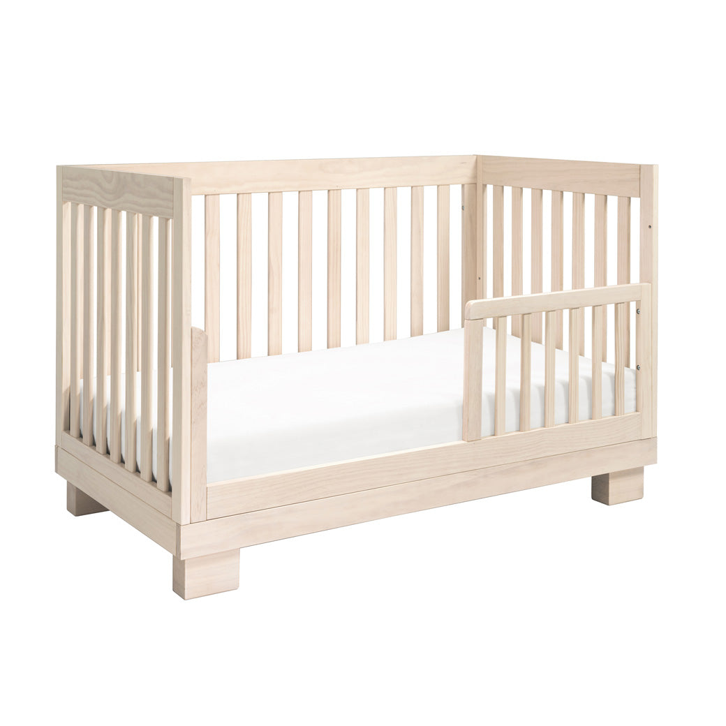 Babyletto Modo 3-in-1 Convertible Crib with Toddler Bed Conversion Kit as toddler bed in -- Color_Washed Natural