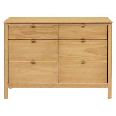 Front view of Babyletto Bondi 6-Drawer Dresser in -- Color_Honey