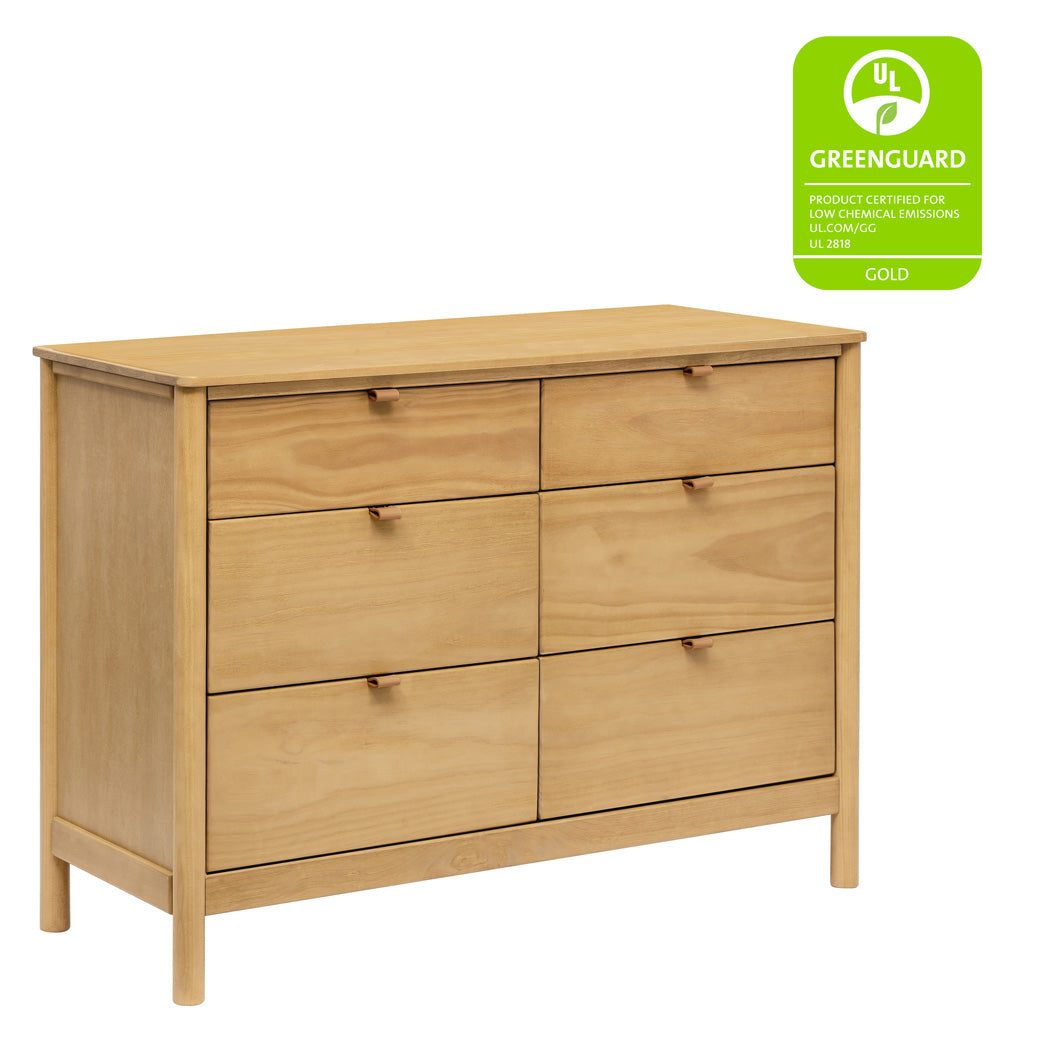 Babyletto Bondi 6-Drawer Dresser with GREENGUARD Gold tag in -- Color_Honey