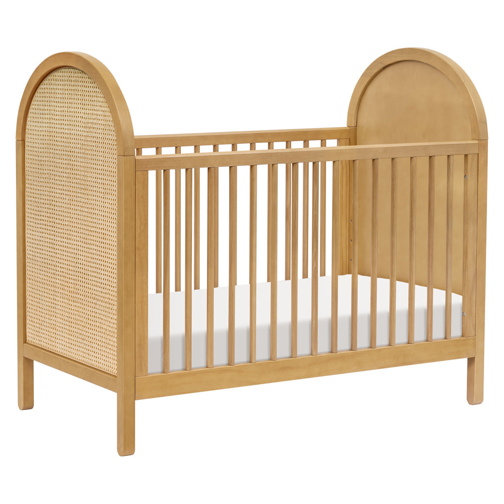 Babyletto Bondi Cane 3-in-1 Convertible Crib in -- Color_Honey with Natural Cane