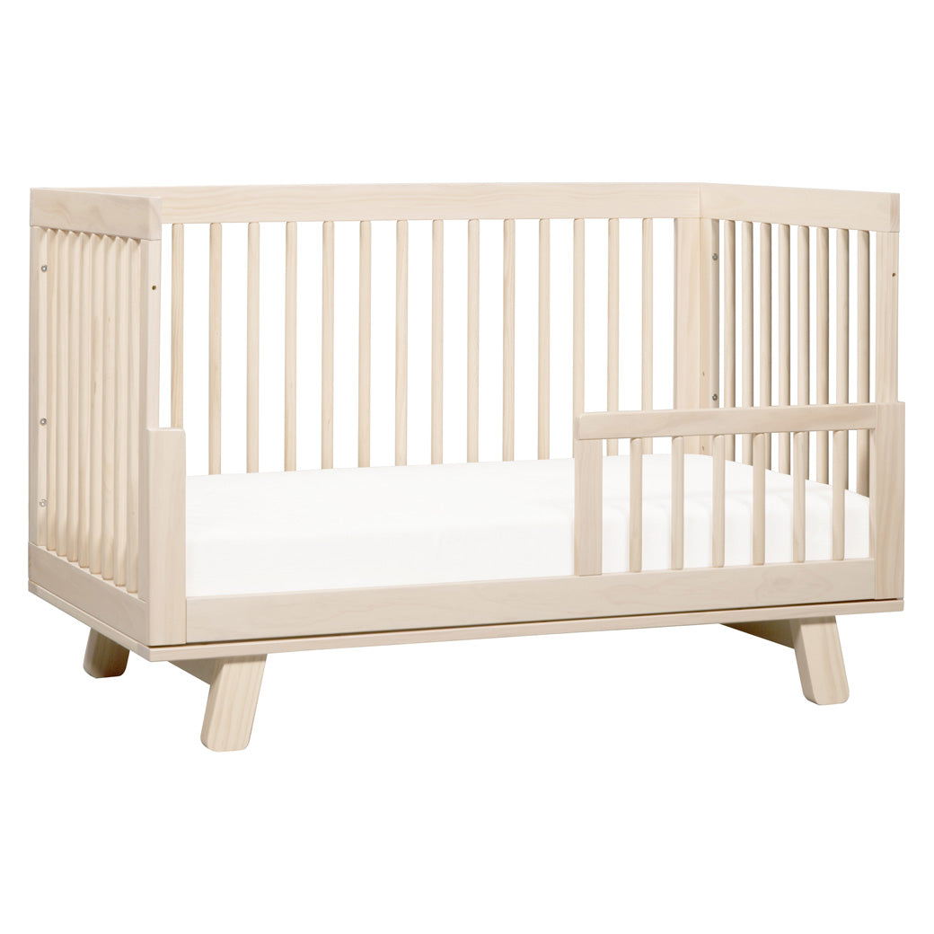 The Babyletto Hudson 3-in-1 Crib as toddler bed in -- Color_Washed Natural