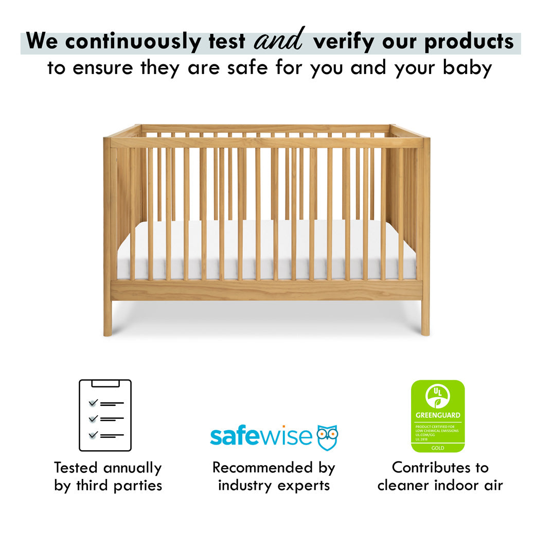 Certifications of DaVinci Birdie 3-in-1 Convertible Crib in -- Color_Honey