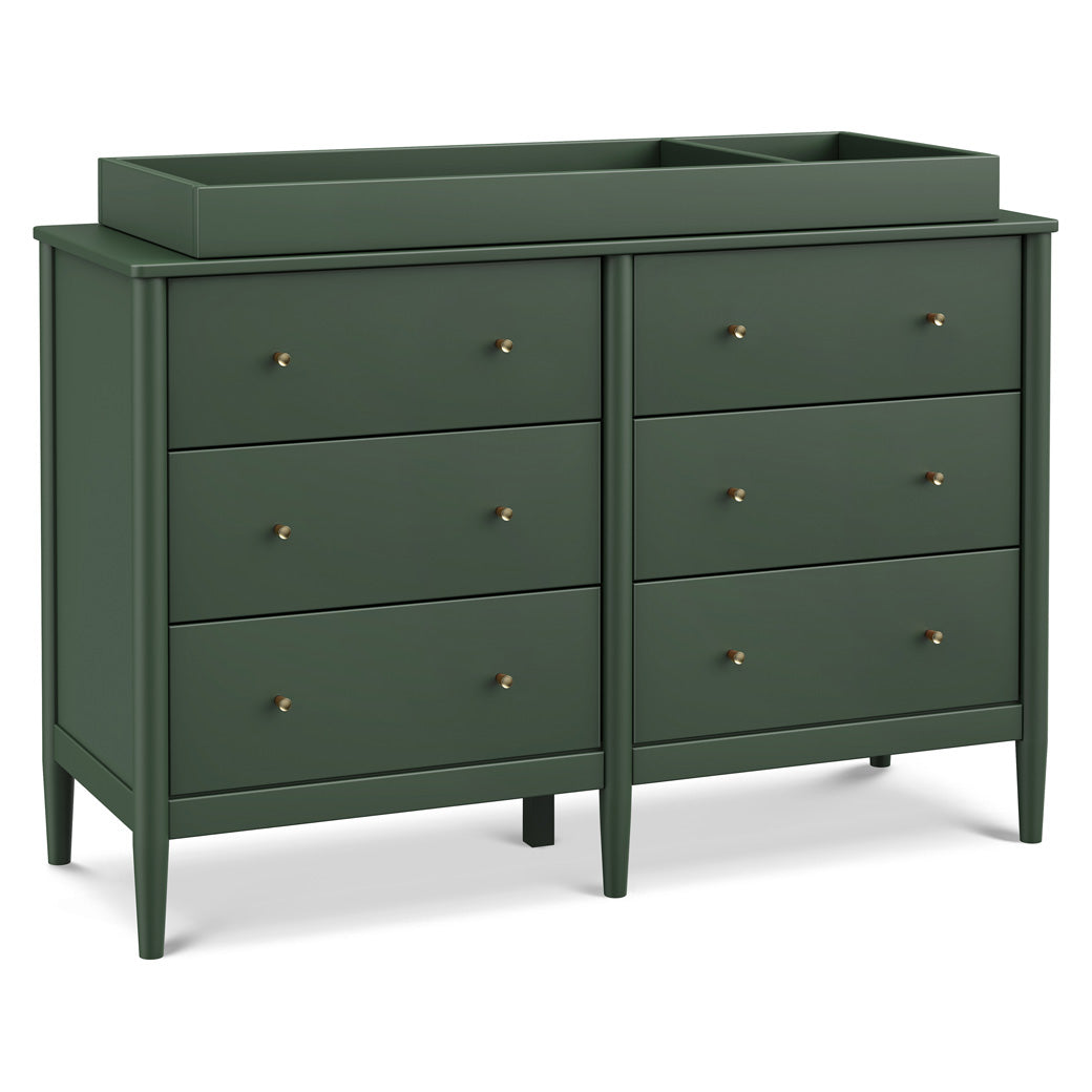 DaVinci Frem 6-Drawer Dresser with changing tray in -- Color_Forest Green