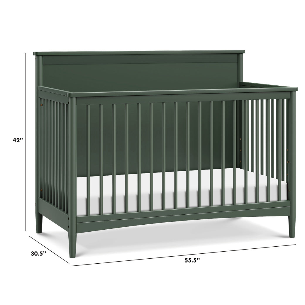 Dimensions of DaVinci Frem 4-in-1 Convertible Crib in -- Color_Forest Green