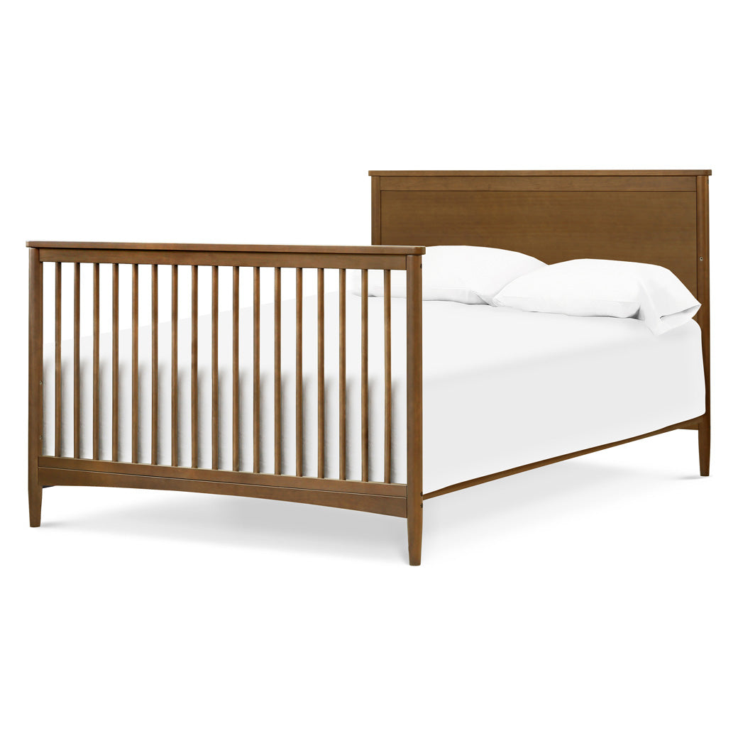 DaVinci Frem 4-in-1 Convertible Crib as full-size bed in -- Color_Walnut