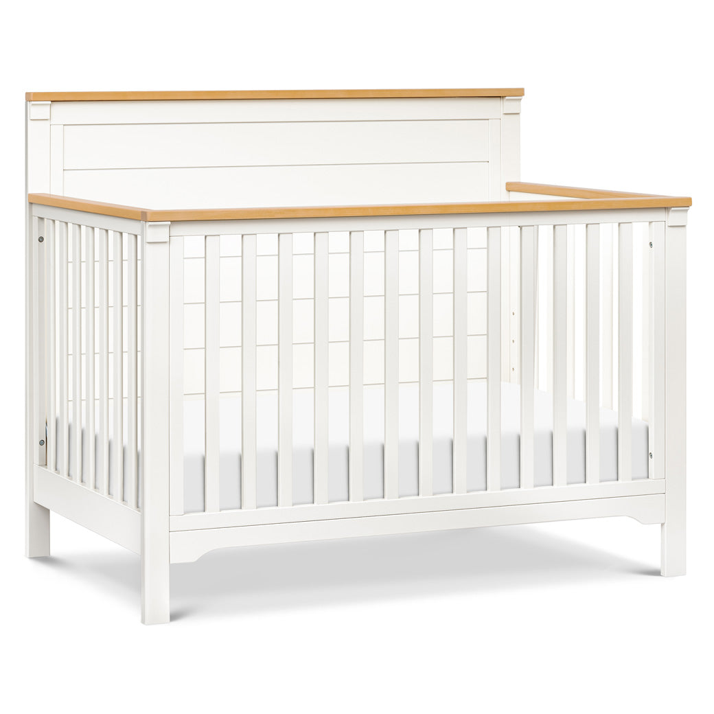 DaVinci Shea 4-in-1 Convertible Crib in -- Color_Warm White/Honey