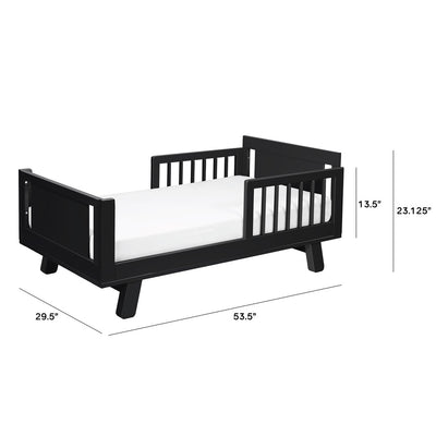 Dimensions of Junior Bed Conversion Kit For Hudson And Scoot Crib in -- Color_Black