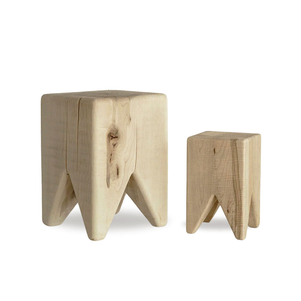 Kalon Stump Raw Wood Stool Modern Nursery™