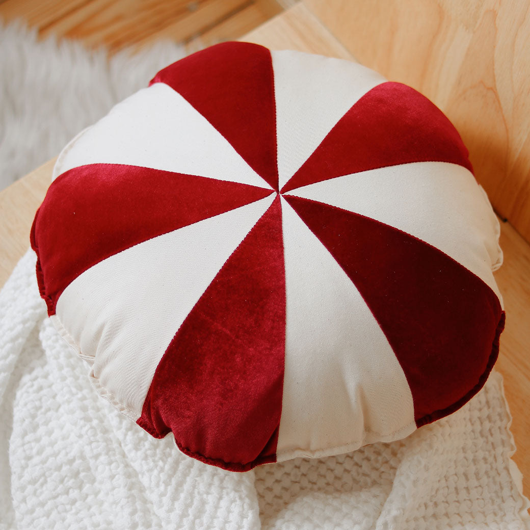 Round Patchwork Pillow