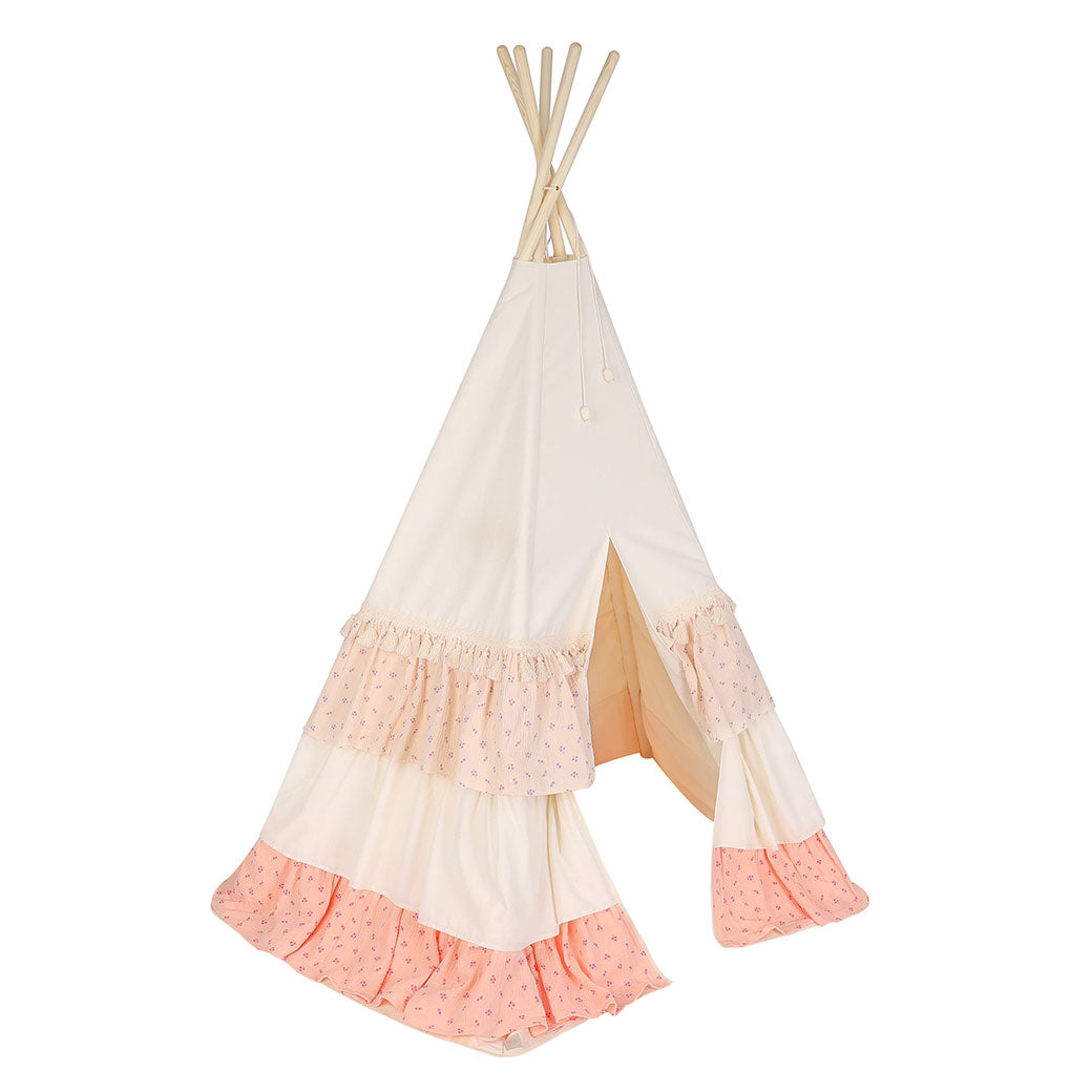 Moi Mili Teepee Tent with Frills Modern Nursery™