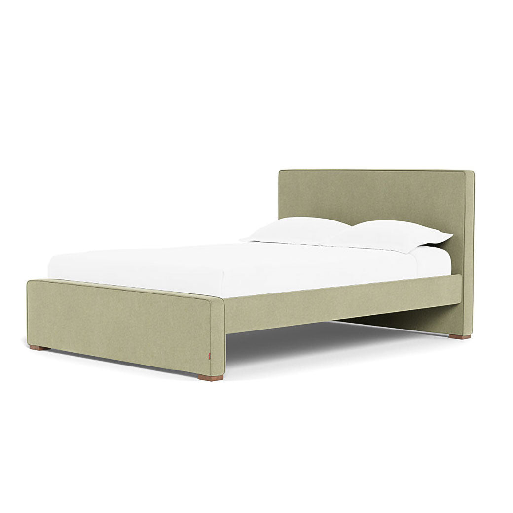 Right side view of Monte Dorma Queen/King Bed in -- Color_Performance Heathered Sage Green _ No