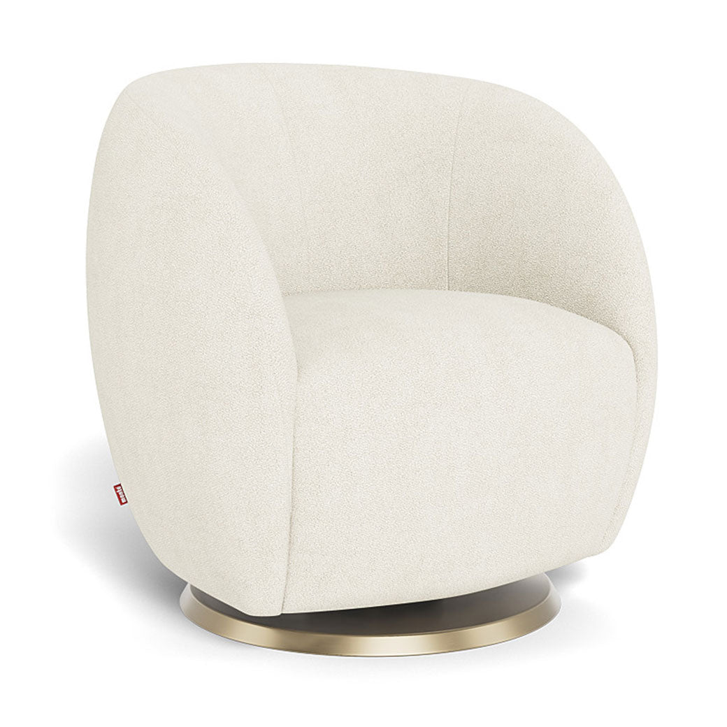 Monte Gem Glider in -- Color_Ivory Boucle _ Gold Swivel