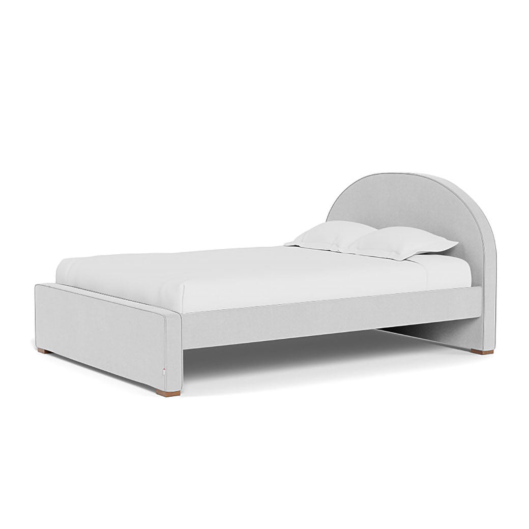 Right side view of Monte Luna Queen/King Bed with no trundle in -- Color_Performance Heathered Ash _ No