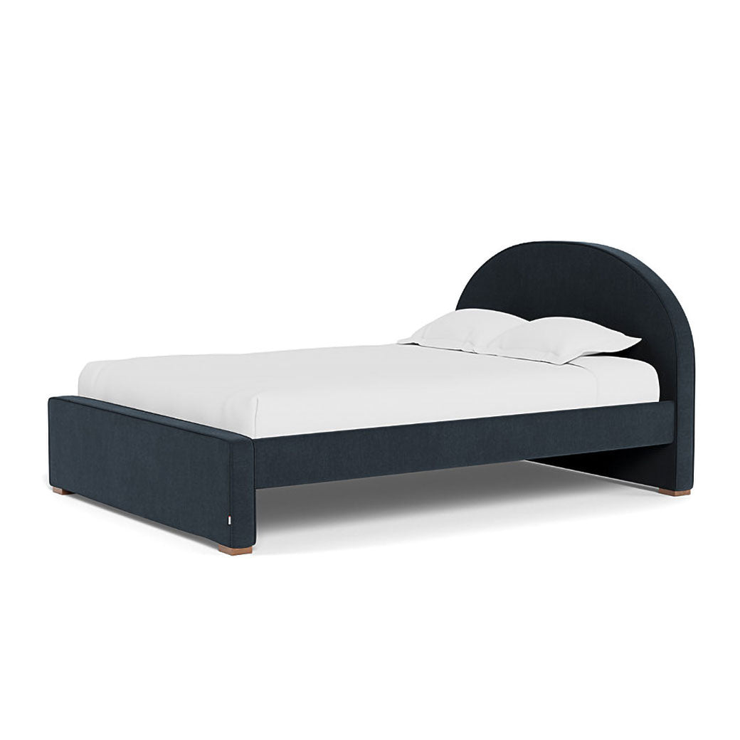 Right side view of Monte Luna Queen/King Bed no trundle in -- Color_Performance Heathered Deep Navy _ No