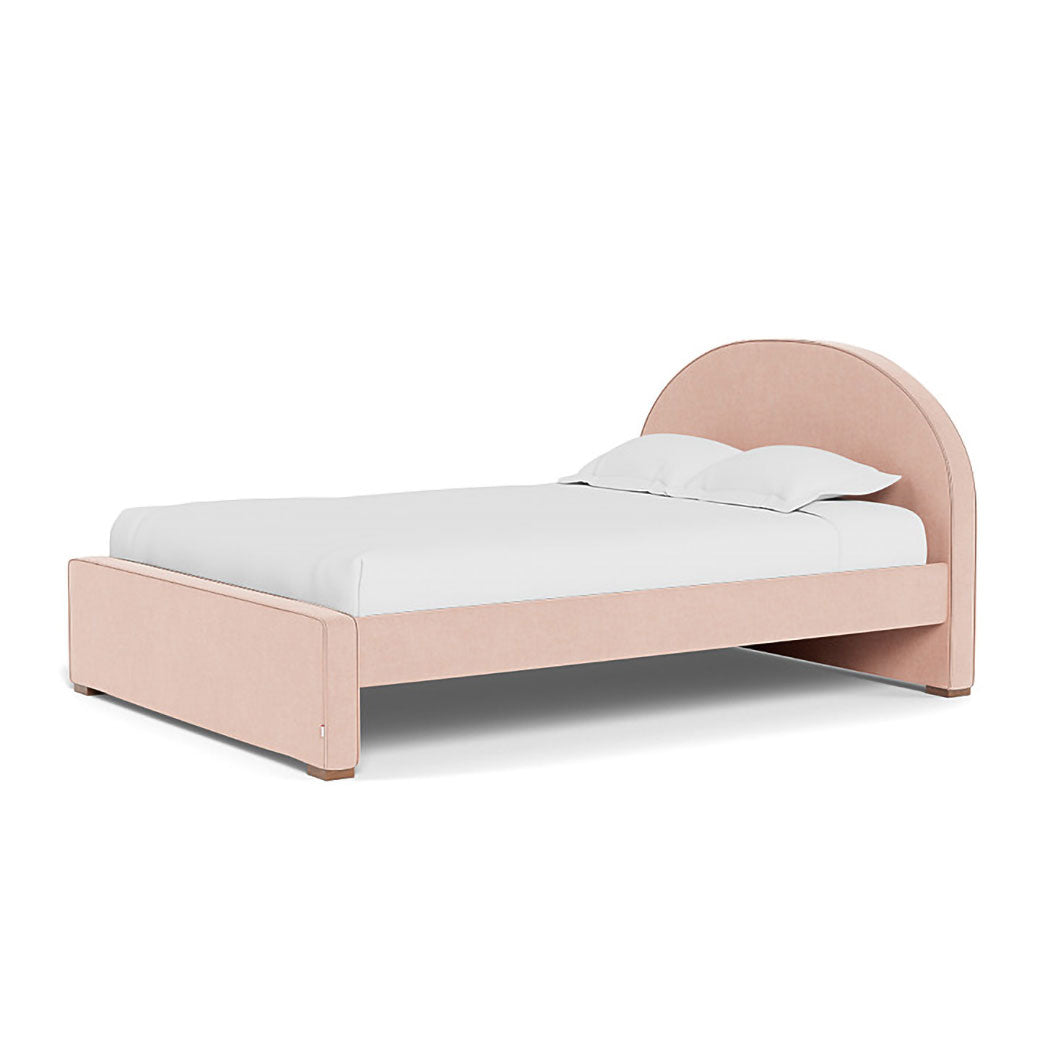 Right side view of Monte Luna Queen/King Bed no trundle in -- Color_Performance Heathered Petal Pink _ No