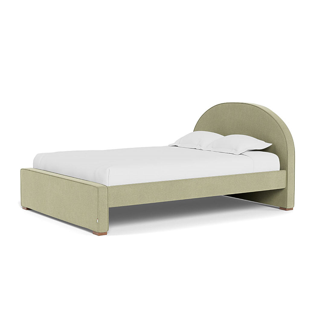Right side view of Monte Luna Queen/King Bed no trundle in -- Color_Performance Heathered Sage Green _ No