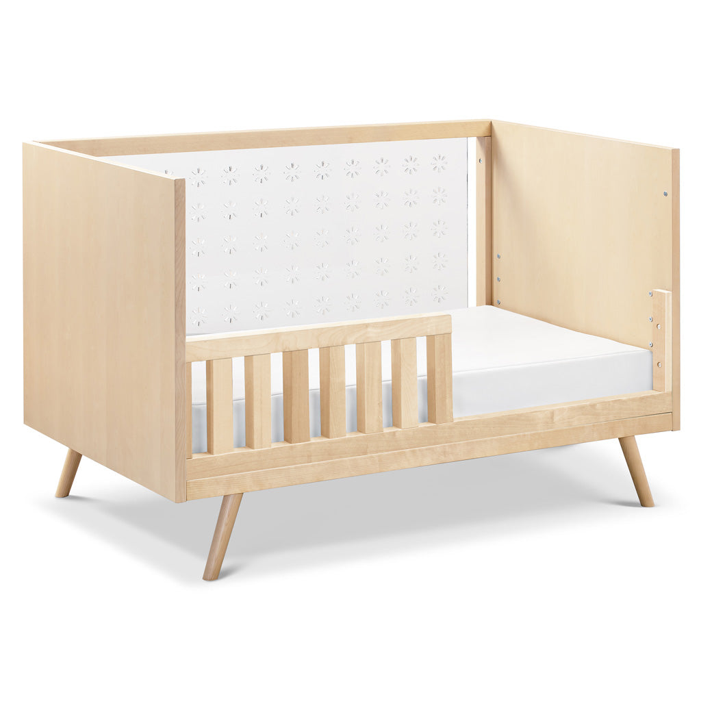 Ubabub Nifty Clear 3-in-1 Crib as toddler bed in -- Color_Natural Birch