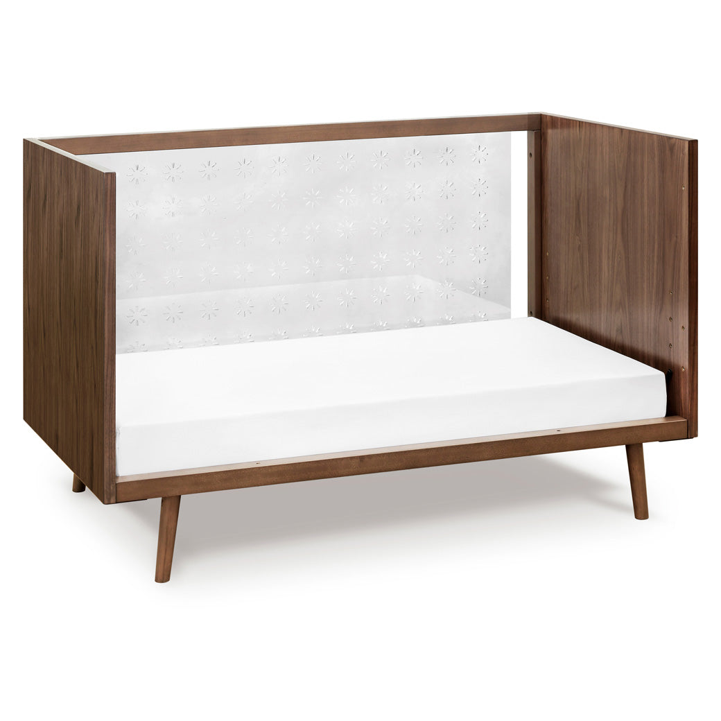 Ubabub Nifty Clear 3-in-1 Crib as daybed in -- Color_Walnut