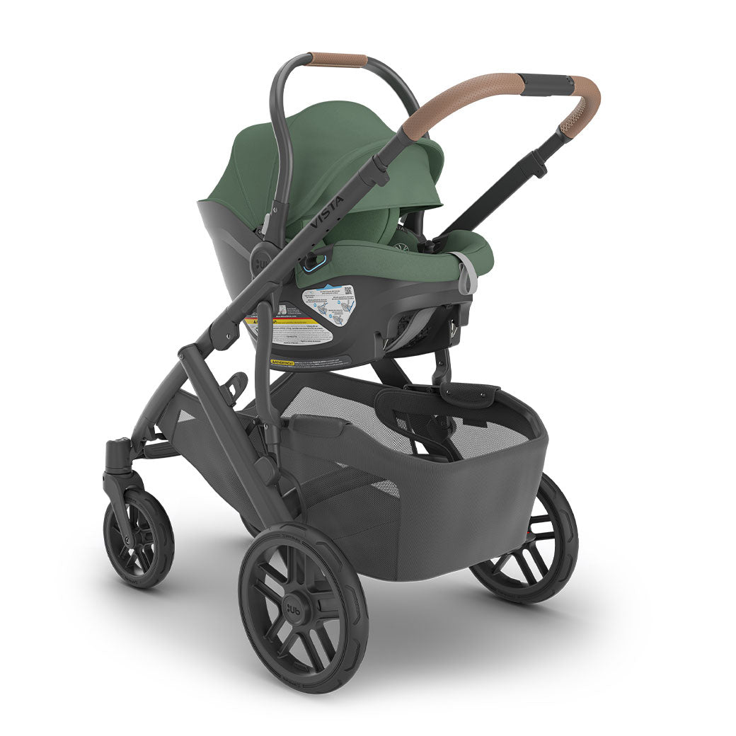 Uppababy Aria Infant Car Seat on Vista V2 Stroller  in -- Color_Gwen