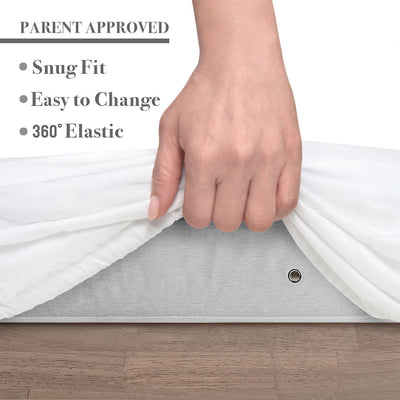 Bamboo Viscose Fitted Bassinet Sheets (Set of 2)