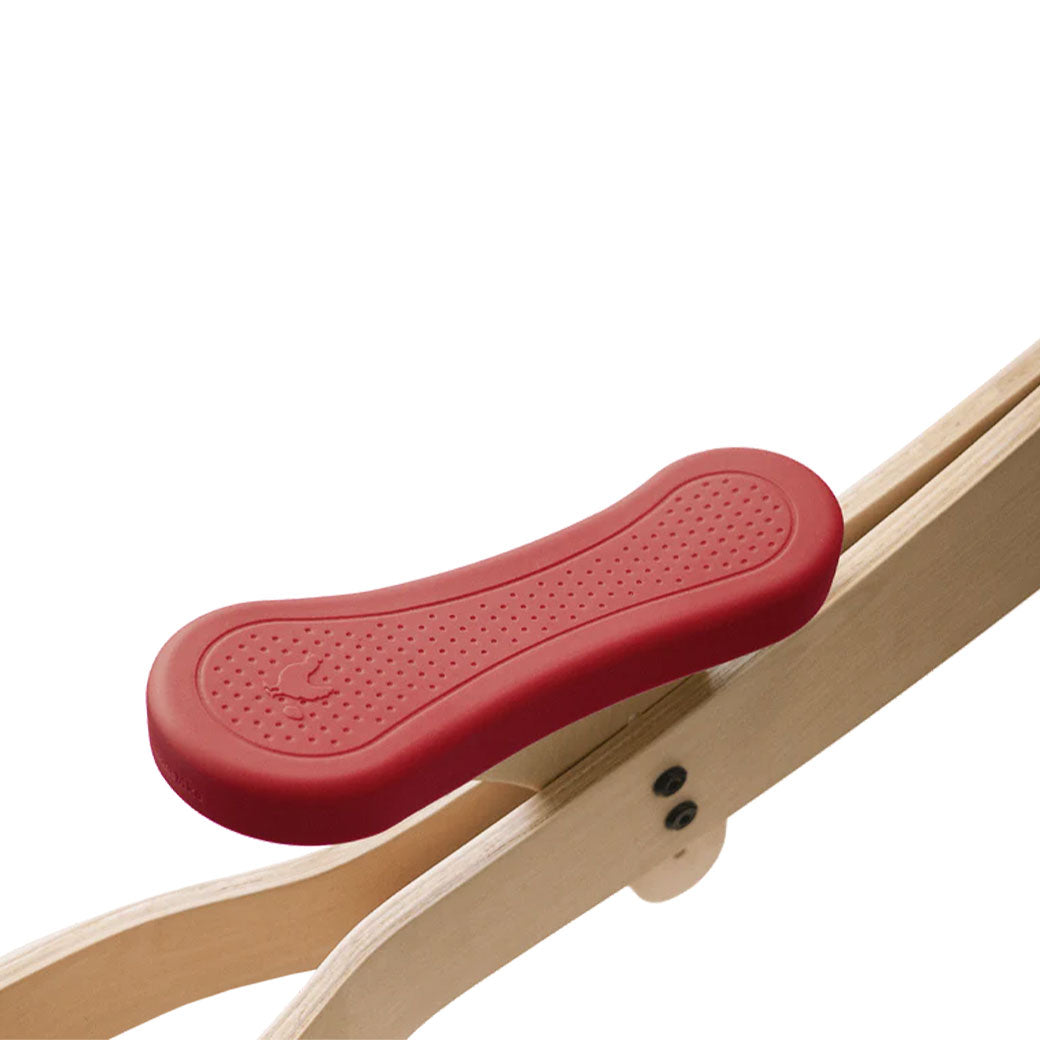 Closeup of Wishbone 3-in-1 Bike + Seat Cover in -- Color_Red