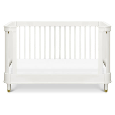 Front view of Namesake's Tanner 3-in-1 Convertible Crib as a daybed