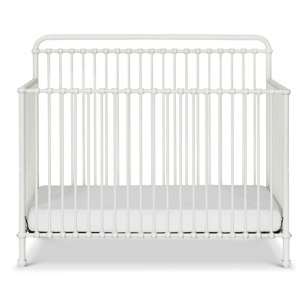 Front view of Namesake's Winston 4 in 1 Convertible Crib in -- Color_Washed White