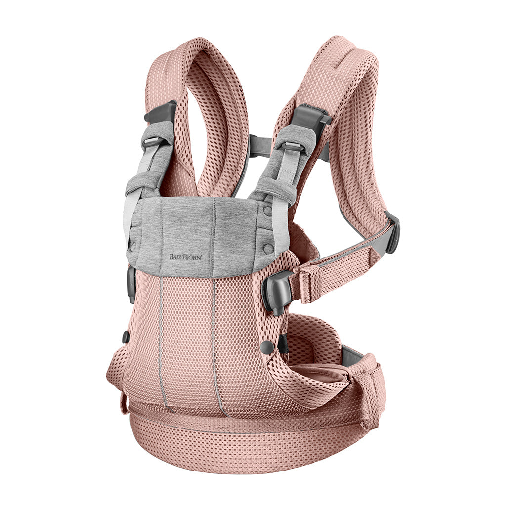 Babybjorn Baby Carrier Harmony in -- Color_Dusty Pink 3D Mesh