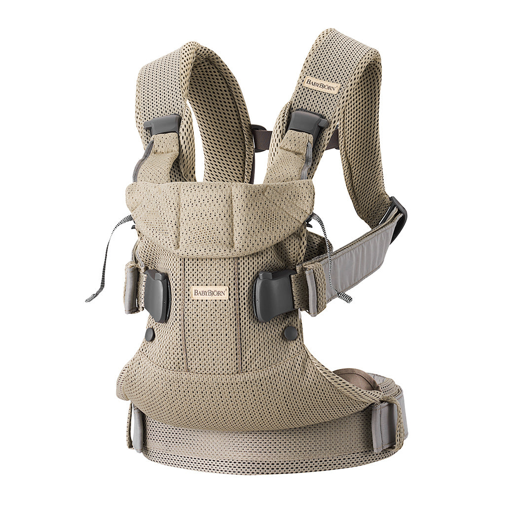 Babybjorn Baby Carrier One in -- Color_Gray Beige 3D Mesh Air