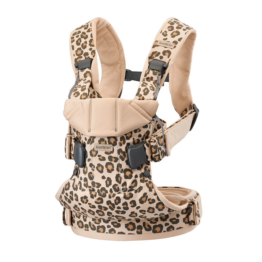 Babybjorn Baby Carrier One in -- Color_Beige Leopard Cotton