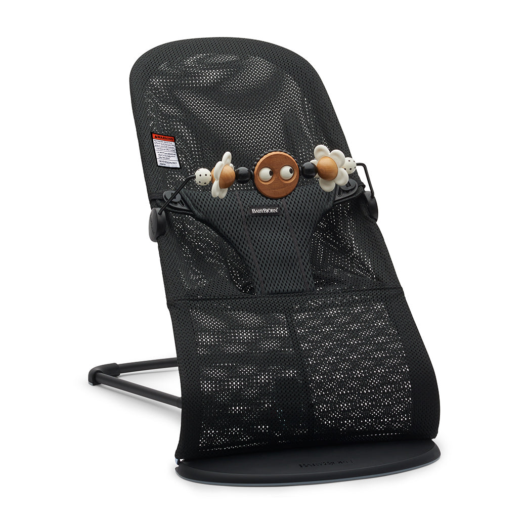 BABYBJÖRN Bouncer Bliss with Toy For Bouncer  in -- Color_Black Mesh