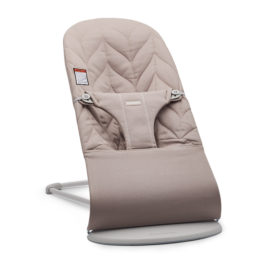 BABYBJÖRN Bouncer Bliss in -- Color_Sand Grey Woven, Petal Quilt
