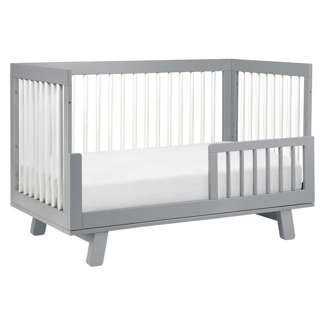  Babyletto Hudson 3-in-1 Convertible Crib as toddler bed  in -- Color_White/Grey