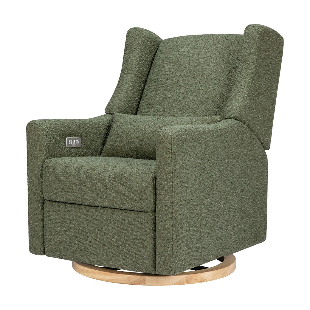 Babyletto Kiwi Glider Recliner in -- Color_Olive Boucle With Light Base