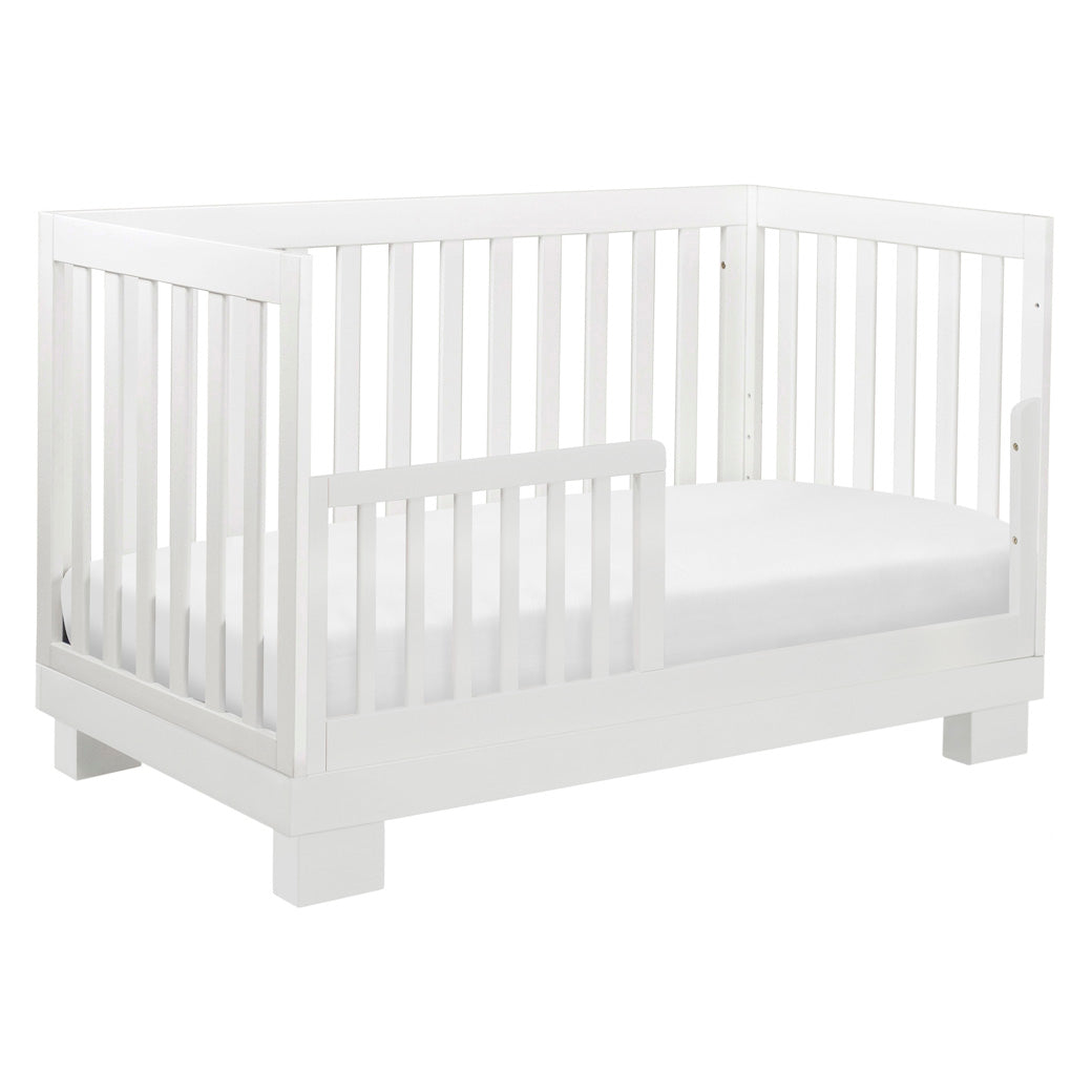 Babyletto Modo 3-in-1 Convertible Crib with Toddler Bed Conversion Kit as toddler bed in -- Color_White