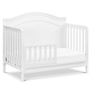 The DaVinci Charlie 4-in-1 Convertible Crib as toddler bed in -- Color_White