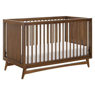 Babyletto's Peggy 3-in-1 Convertible Crib + Toddler Bed Conversion Kit in -- Color_Natural Walnut