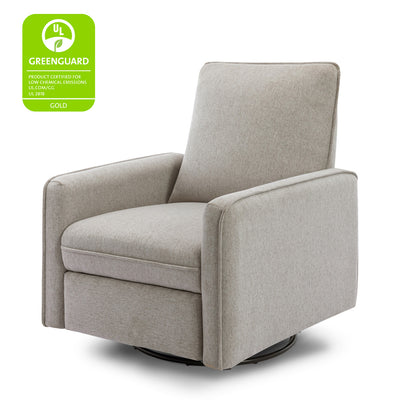 DaVinci's Penny Recliner And Swivel Glider with GREENGUARD tag in -- Color_Performance Grey Eco-Weave