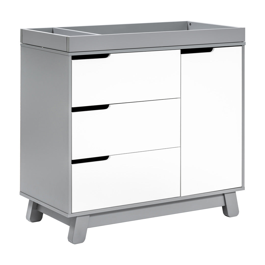 The Babyletto Hudson Changer Dresser in -- Color_White/Grey