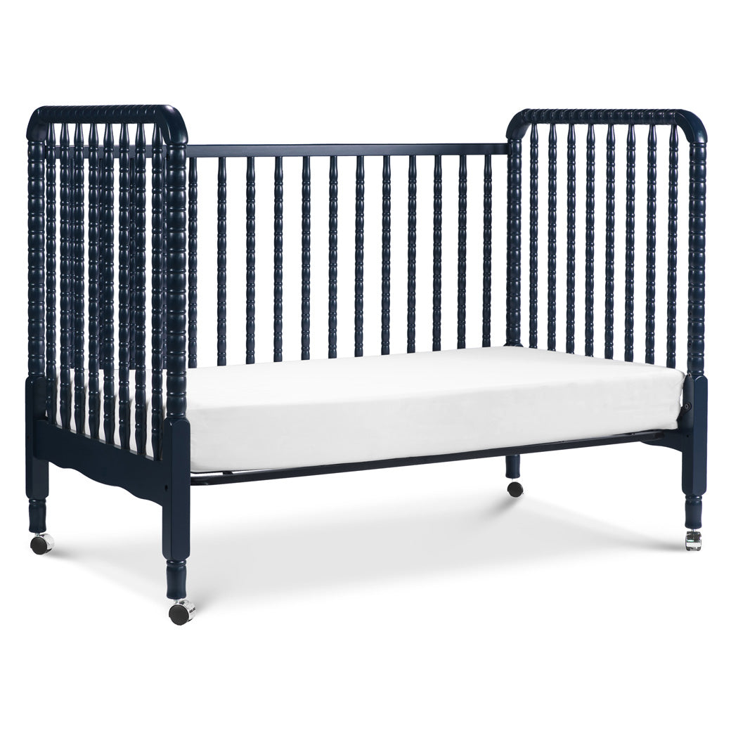 DaVinci’s Jenny Lind Crib as day bed in -- Color_Blush Navy