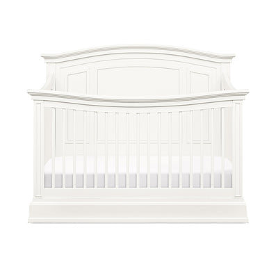 Front view of Namesake's Durham 4-in-1 Convertible Crib in -- Color_Warm White