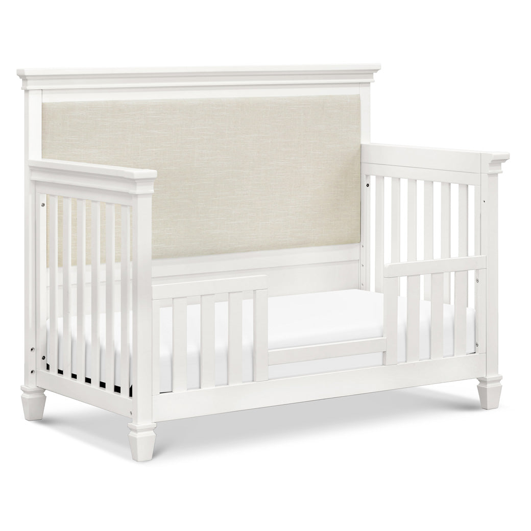 Darlington 4-in-1 Convertible Crib in Warm White as toddler bed