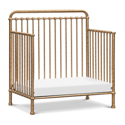 Namesake's Winston 4-in-1 Convertible Mini Crib as daybed in -- Color_Vintage Gold