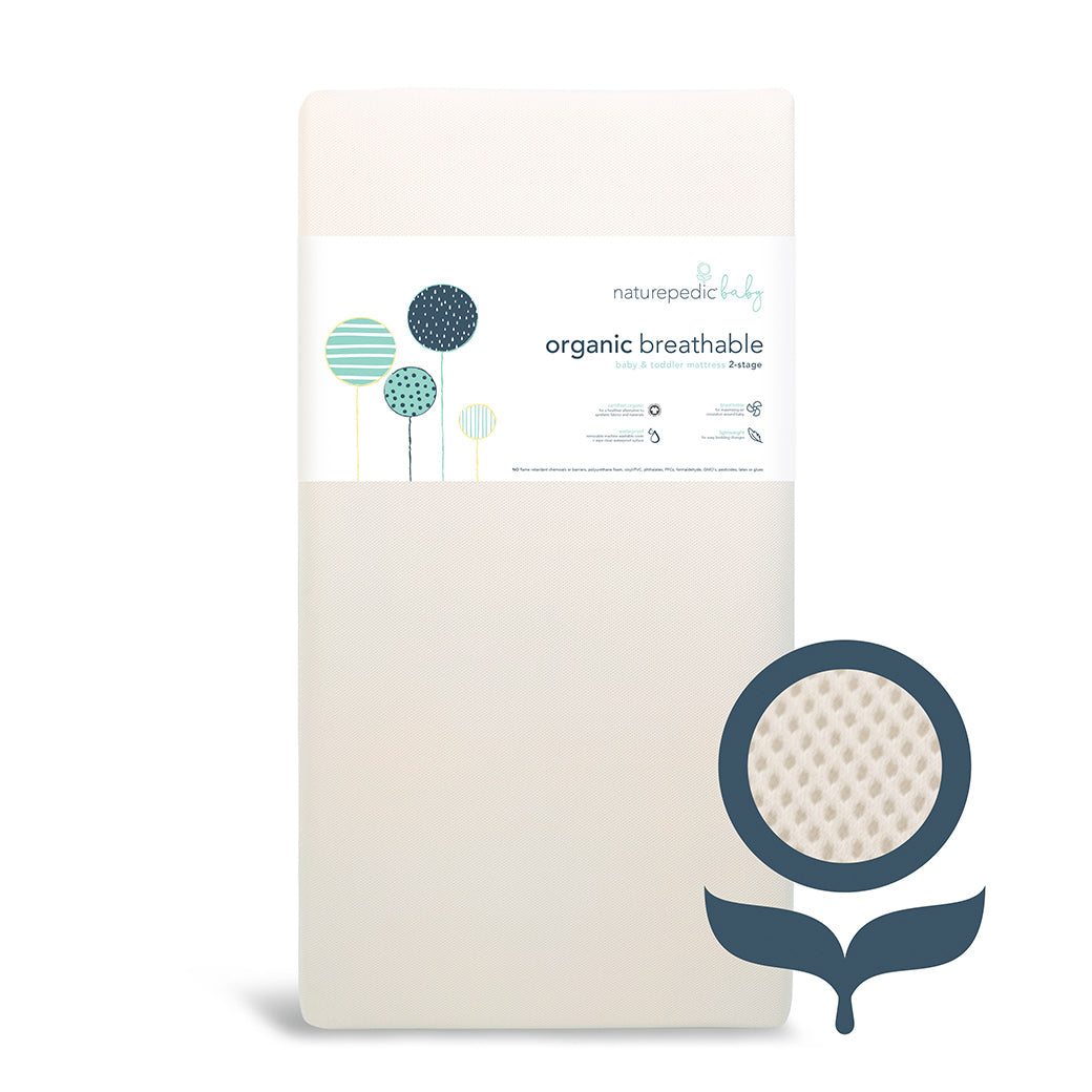 bugaboo promo code 2023 Naturepedic Organic Breathable Crib And Toddler Mattress In Natural