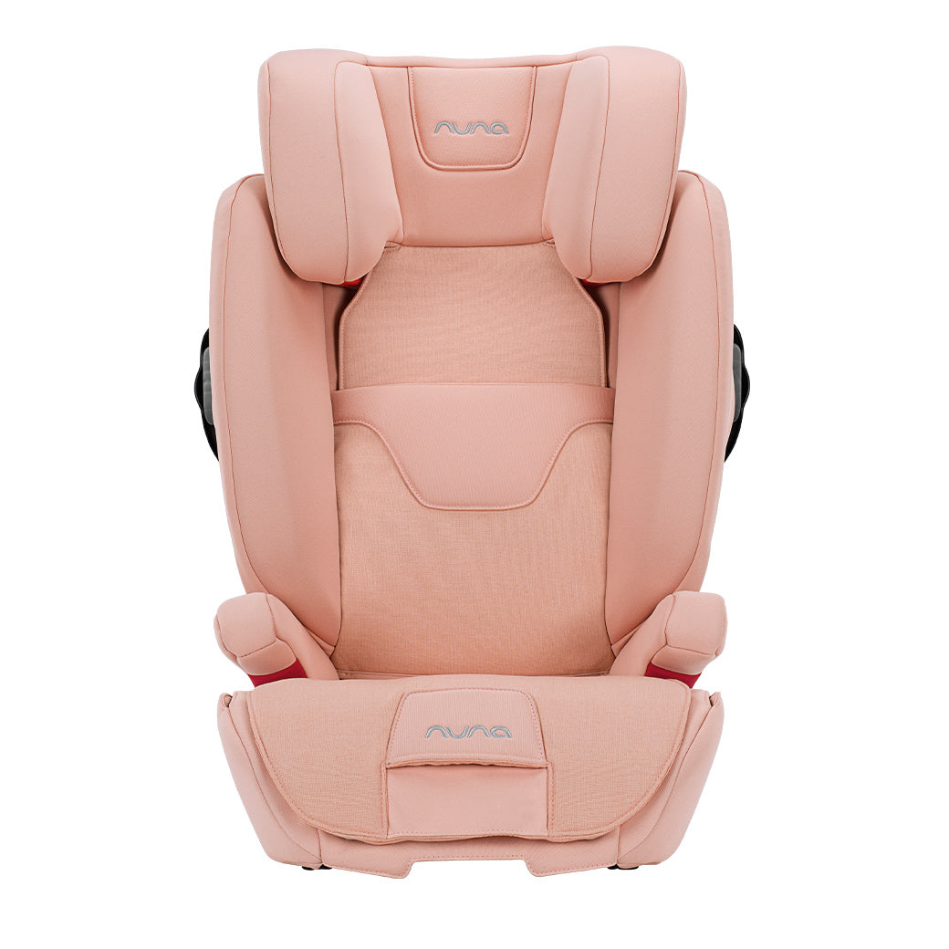 Front view of Nuna AACE Booster Seat in -- Color_Coral