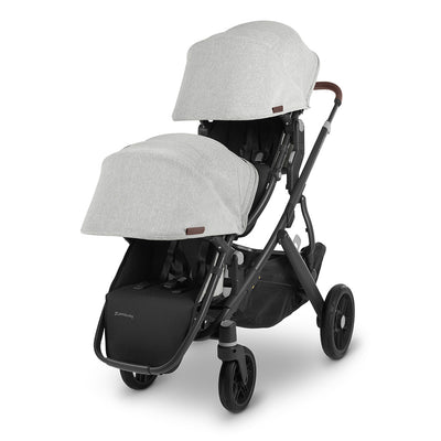 Extendable canopy of the UPPAbaby Vista V2 Twin Stroller in -- Color_Anthony