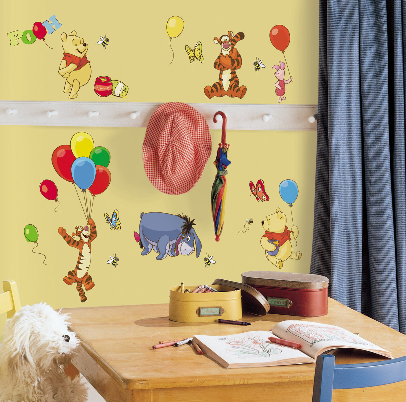 Pooh & Friends Peel & Stick Wall Decal